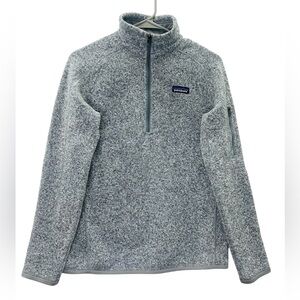 Patagonia Women Zip-Up Sweater in Heather Gray